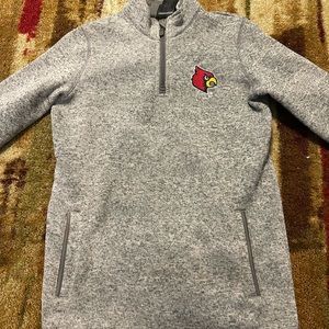 gray louisville crewneck/sweatshirt